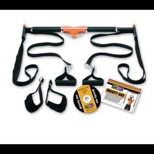 Gravity bar suspended body weight training system